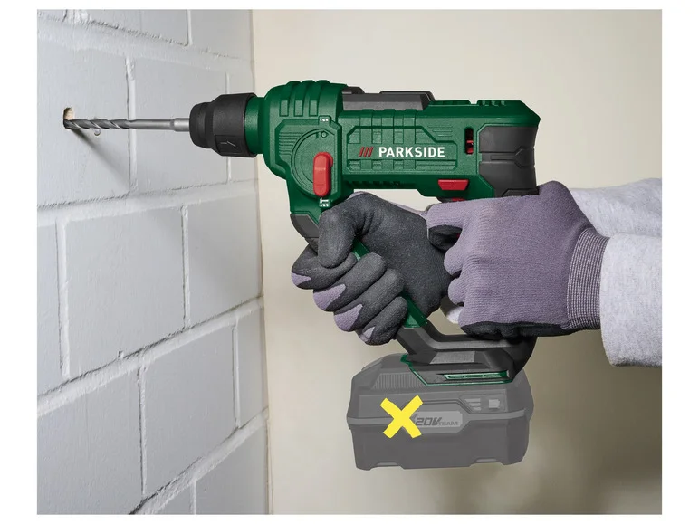 PARKSIDE® Marteau perforateur sans fil PABH 20-Li D4. 20 V