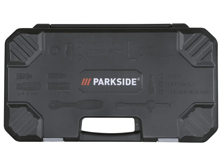 PARKSIDE® Set de douilles et d'embouts 3/8 pouces. 65 pièces