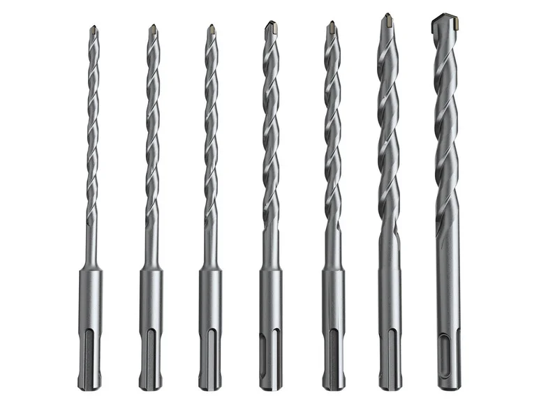 PARKSIDE® Set de forets à marteau SDS PBS 7 A2 / Set de burins courts SDS PRMS 4 A1