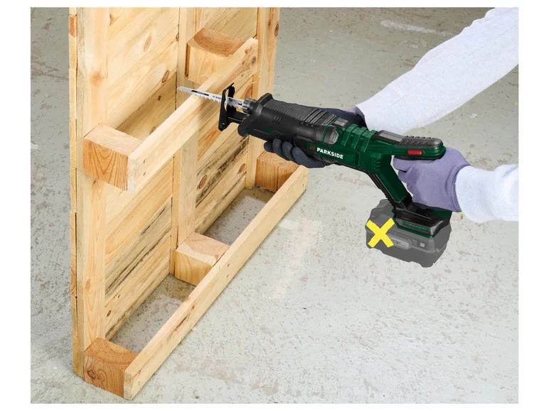 PARKSIDE® Scie sabre sans fil PSSA 20-Li B2. 20 V