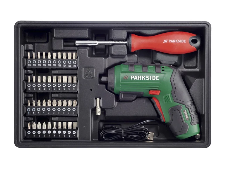 PARKSIDE® Boîte à outils avec visseuse sans fil PWBM A1
