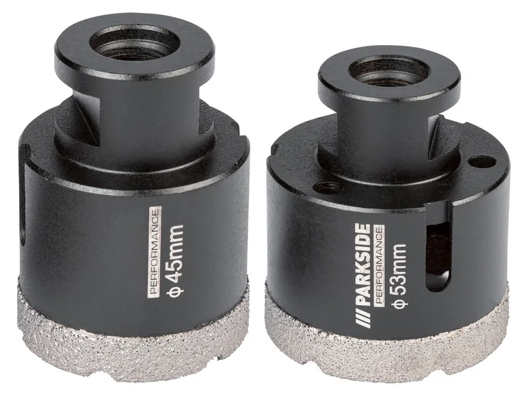 PARKSIDE PERFORMANCE® Jeux de couronnes de forage diamantées PDBK 3 A1
