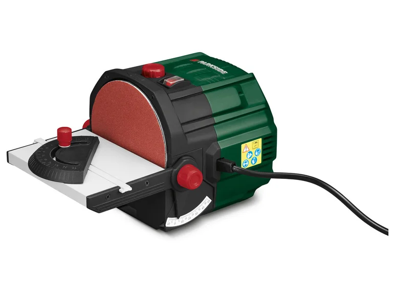 PARKSIDE Ponceuse à disque PTSG 140 D2. 6 papiers abrasifs inclus