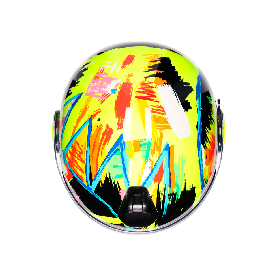 ETERES ROSSI WINTER TEST 2019 - MOTORBIKE OPEN FACE HELMET E2206