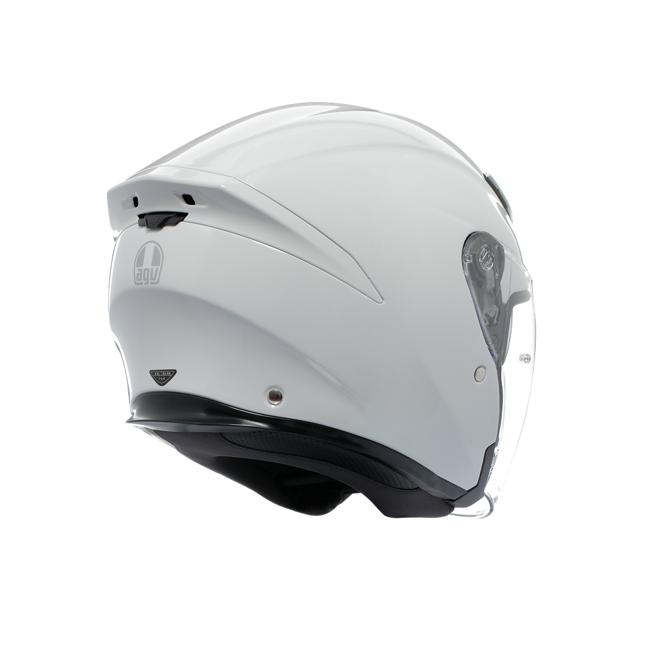 K5 JET EVO MONO STELVIO WHITE - MOTORBIKE OPEN FACE HELMET E2206