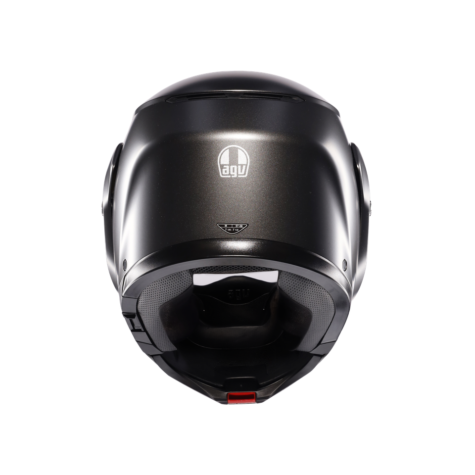 STREETMODULAR MONO MATT ASFALTO GREY - MOTORBIKE FLIP UP HELMET E2206