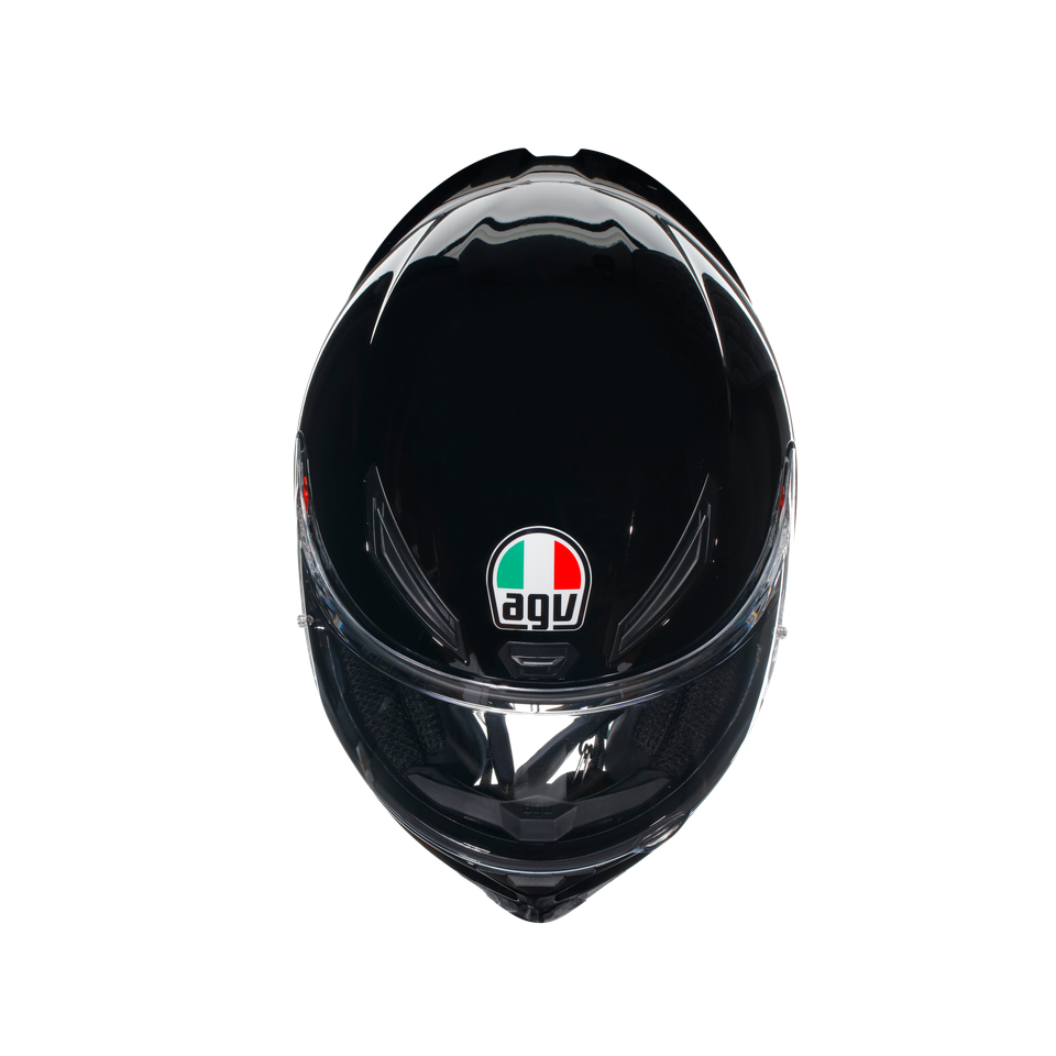 K1 S BLACK - MOTORBIKE FULL FACE HELMET E2206