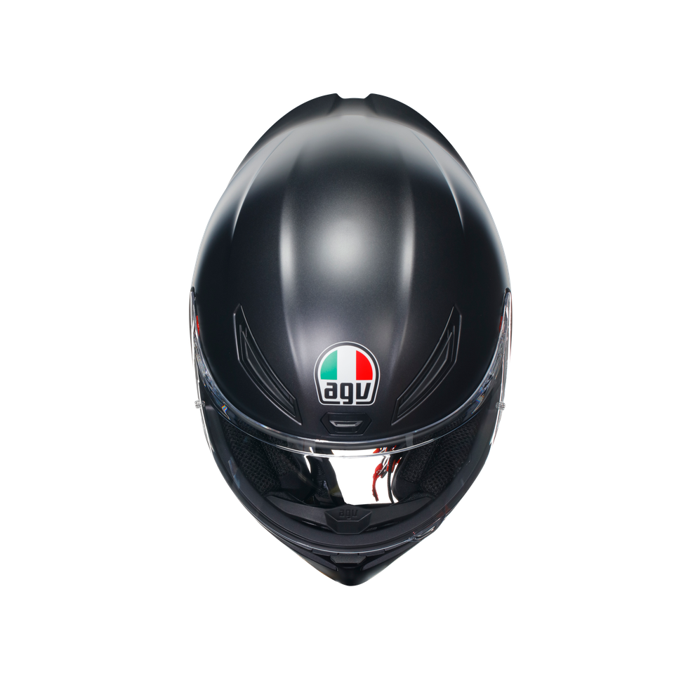 K1 S MATT BLACK - MOTORBIKE FULL FACE HELMET E2206