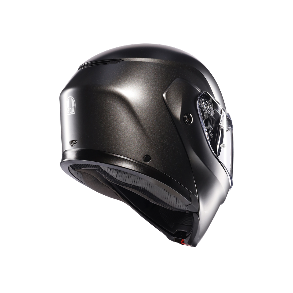 STREETMODULAR MONO MATT ASFALTO GREY - MOTORBIKE FLIP UP HELMET E2206