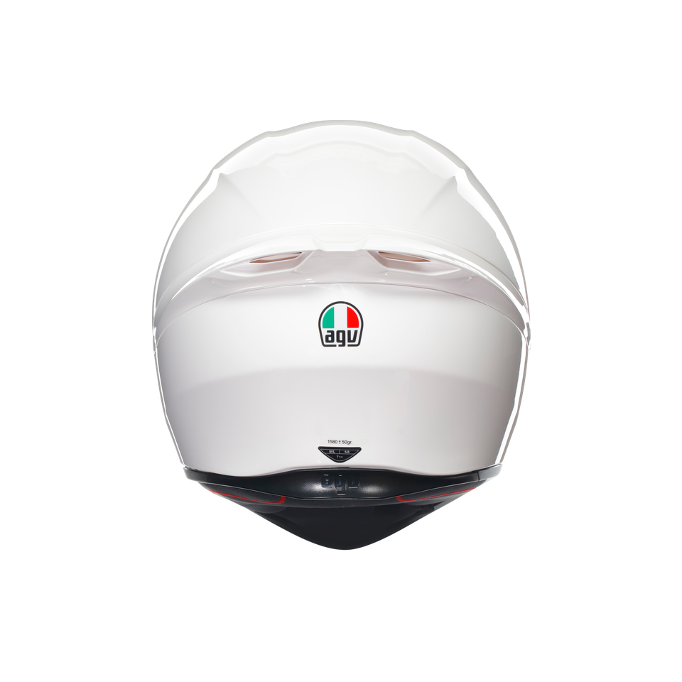 K1 S WHITE - MOTORBIKE FULL FACE HELMET E2206