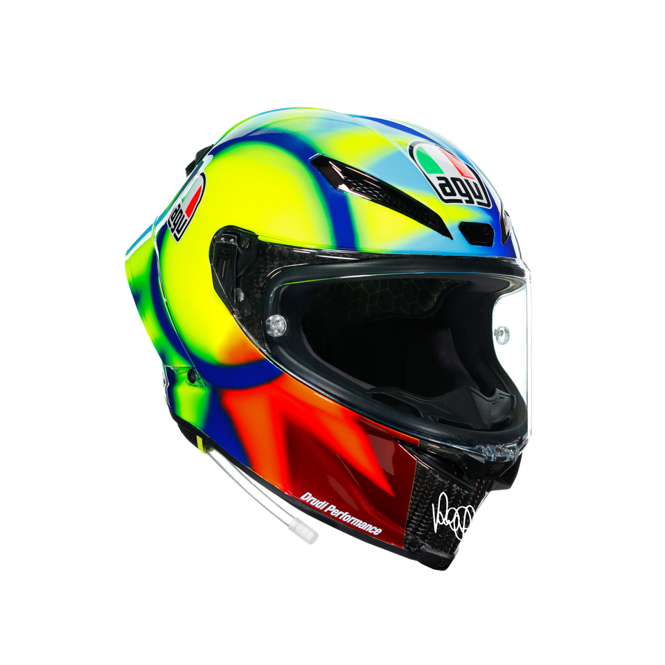PISTA GP RR SOLELUNA 2021 - MOTORBIKE FULL FACE HELMET E2206 DOT