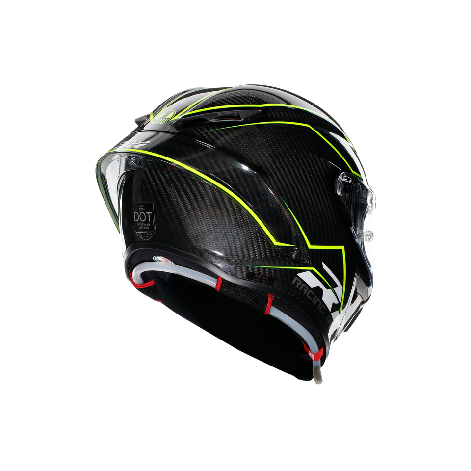 PISTA GP RR PERFORMANTE CARBON/LIME - MOTORBIKE FULL FACE HELMET E2206 DOT