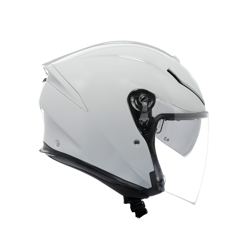 K5 JET EVO MONO STELVIO WHITE - MOTORBIKE OPEN FACE HELMET E2206