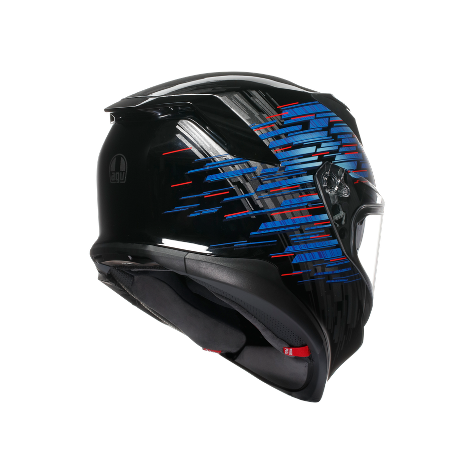 K7 AGV E2206 MPLK - GENISYS MATT BLACK/BLUE/GREY