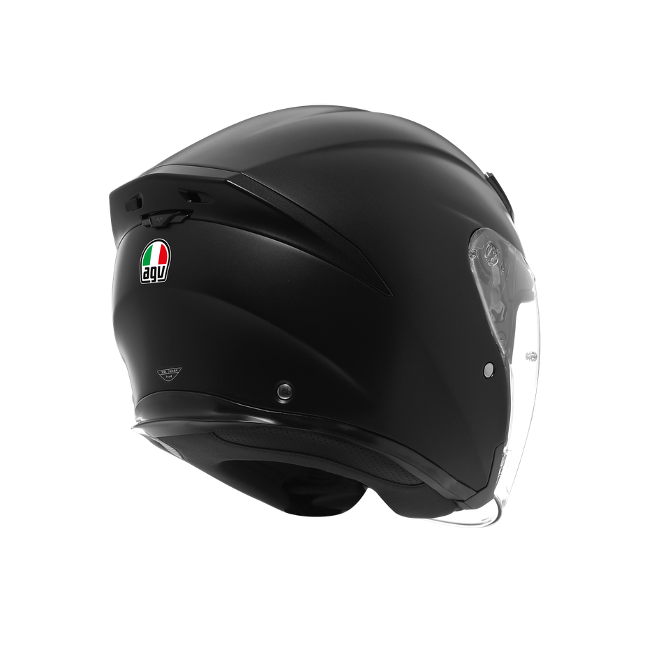 K5 JET EVO MONO MATT BLACK - MOTORBIKE OPEN FACE HELMET E2206