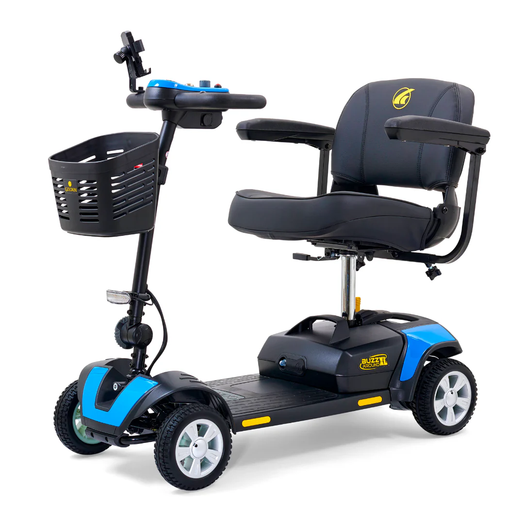 Golden Technologies Buzzaround XL 4-Wheel Long Range Mobility Scooter