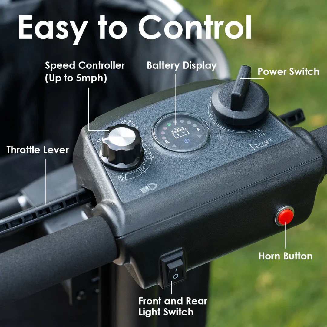 Paiseec D3 Lightweight Mobility Scooter - FAA Approved