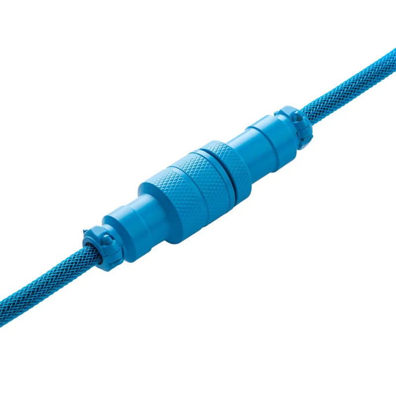 CableMod Pro Spiraltastaturkabel USB A auf USB Typ C. Spectrum Blue – 150 cm