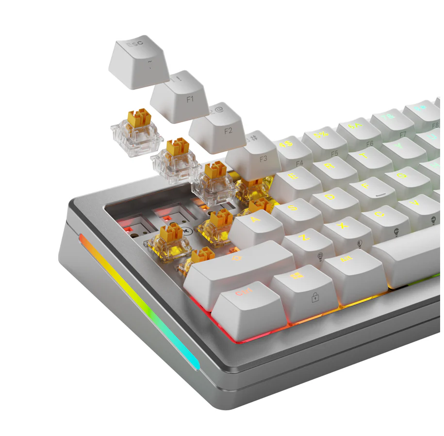 Glorious HE Switches (36 stk) - Panda - Lubed - [taktil] 45g