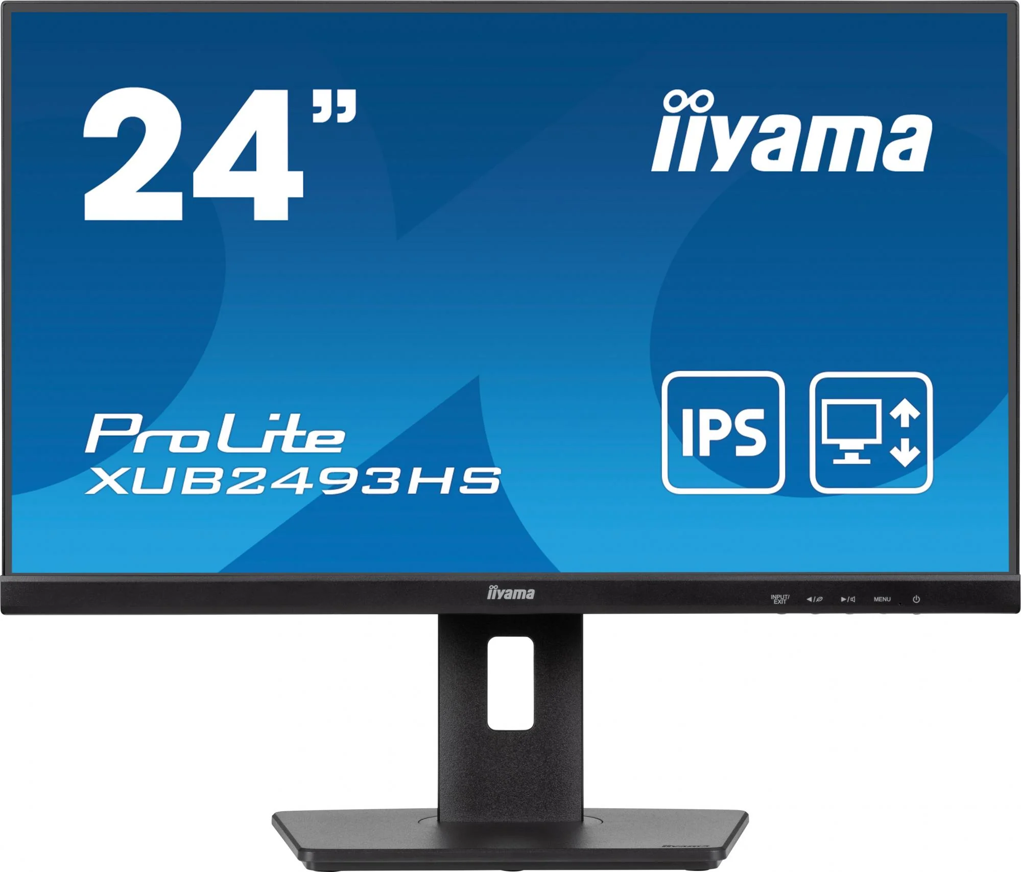 iiyama ProLite XUB2493HS-B6 24 1920 x 1080 (Full HD) HDMI DisplayPort 100Hz Pivot Skærm
