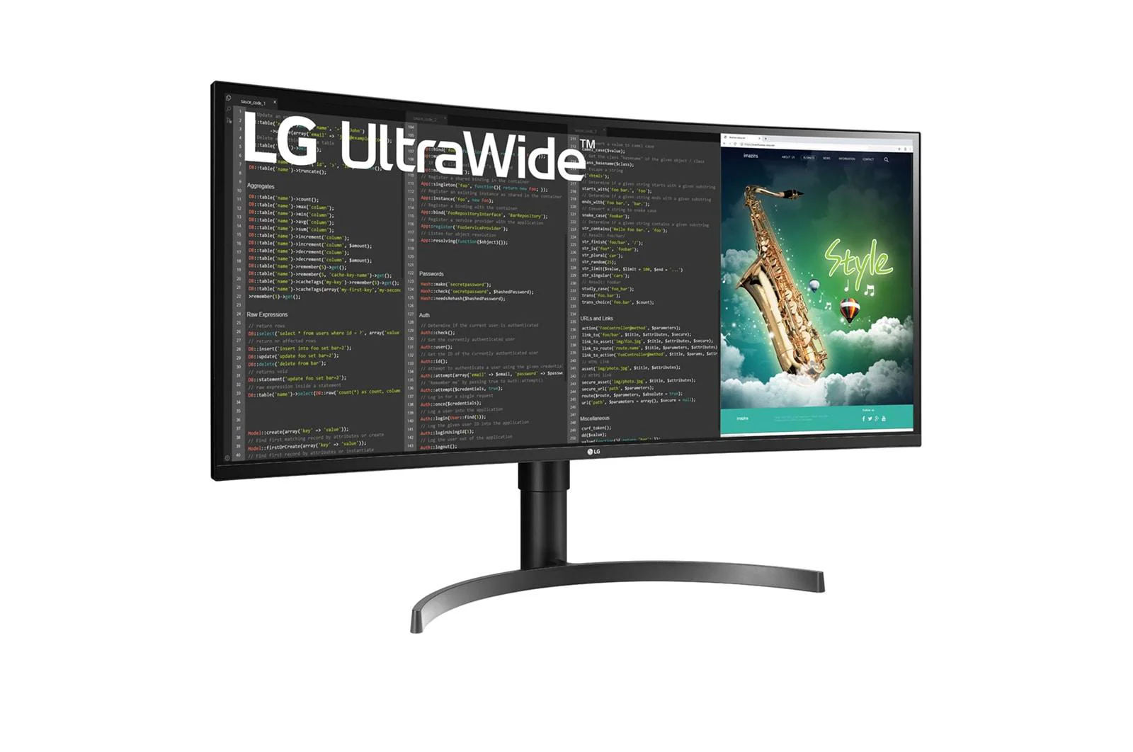 LG UltraWide 35WN75CP-B 35 3440 x 1440 (UltraWide) HDMI DisplayPort USB-C 100Hz  Dockingskærm