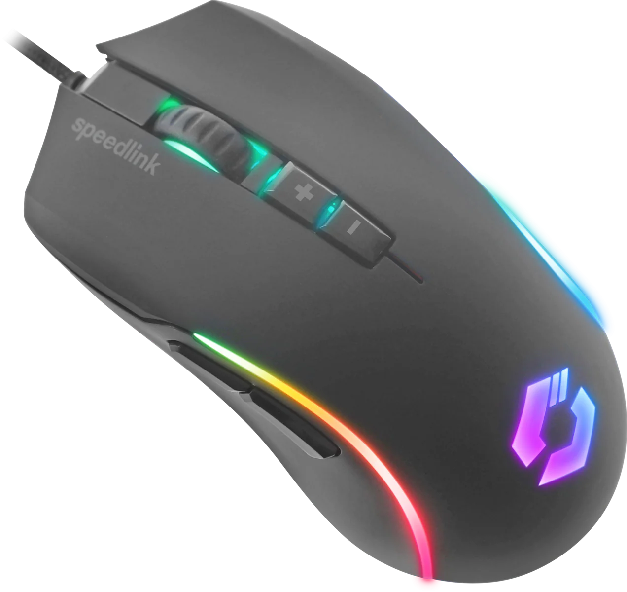 SpeedLink ZAVOS Gaming-Maus. Gummi schwarz