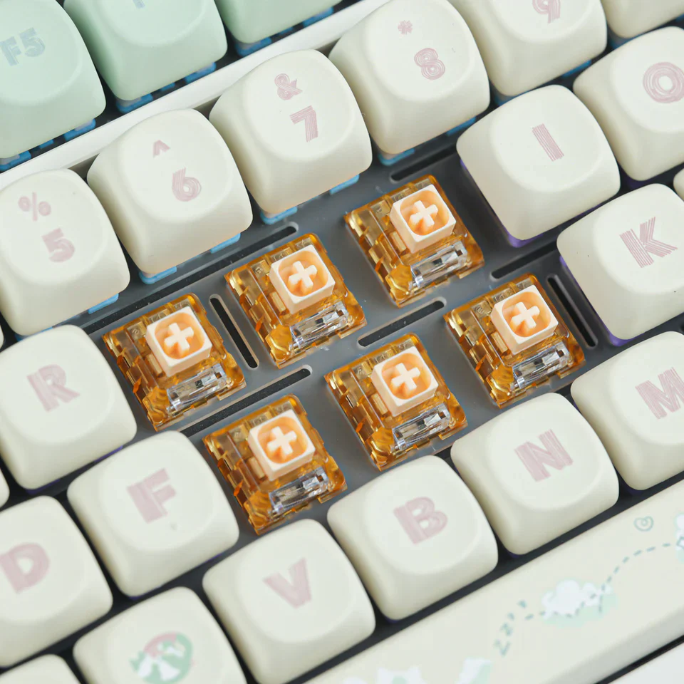 Ducky Switch Kit Kailh Box Autumn (110stk) - Clicky | 3.6mm Travel | 55g Actuation