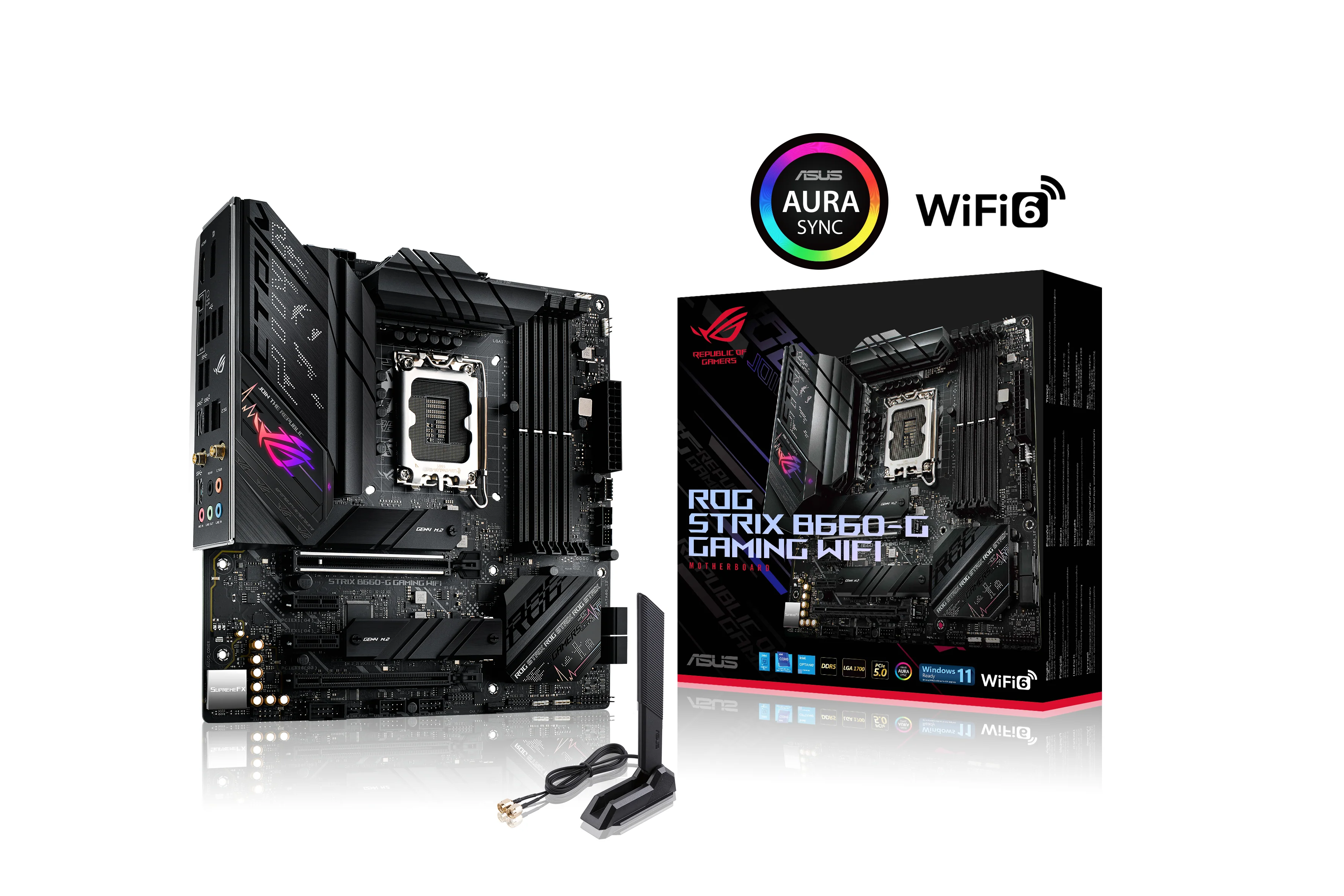 ASUS ROG STRIX B660-G GAMING WIFI (mATX. B660. LGA 1700. DDR5)