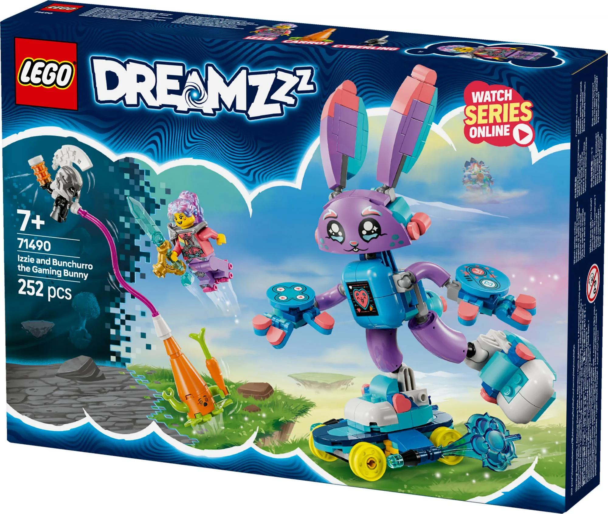 LEGO 71490 DREAMZzz Izzie and Bunchurro the Gaming Bunny