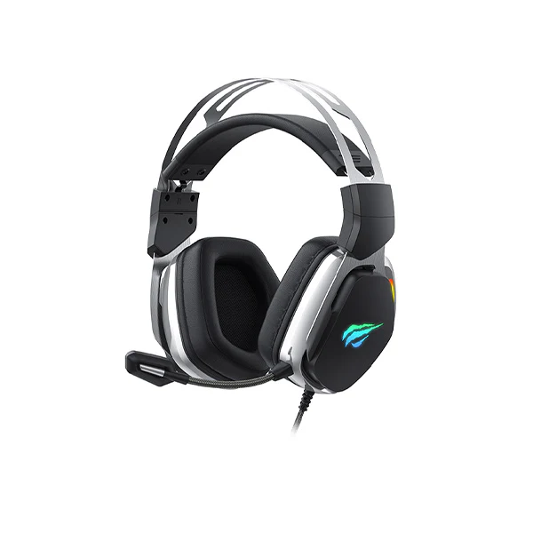 Havit Gaming H2018U Verkabelungs-Headset Schwarz Silber