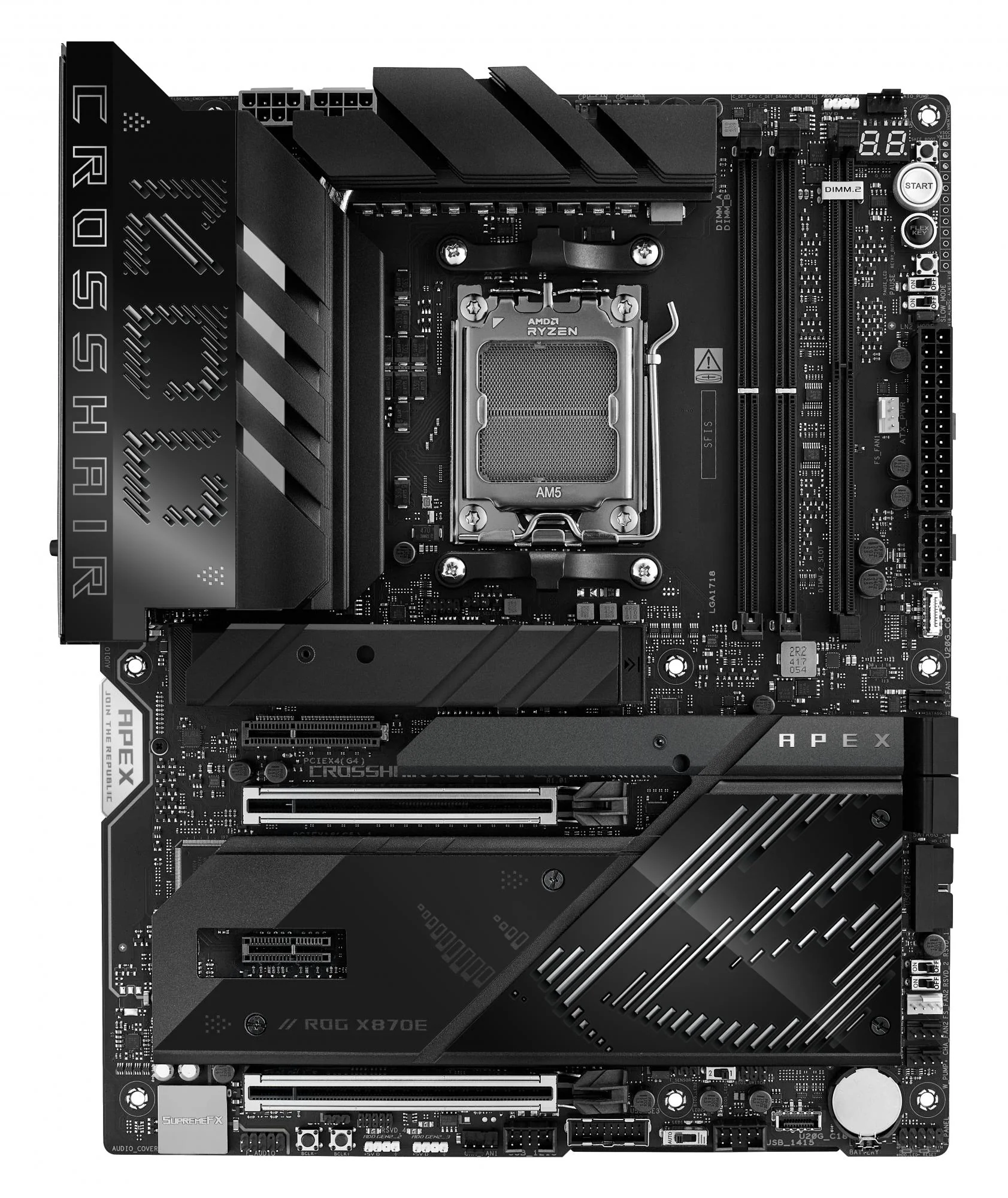 ASUS ROG CROSSHAIR X870E APEX (ATX. X870E. AM5. DDR5)