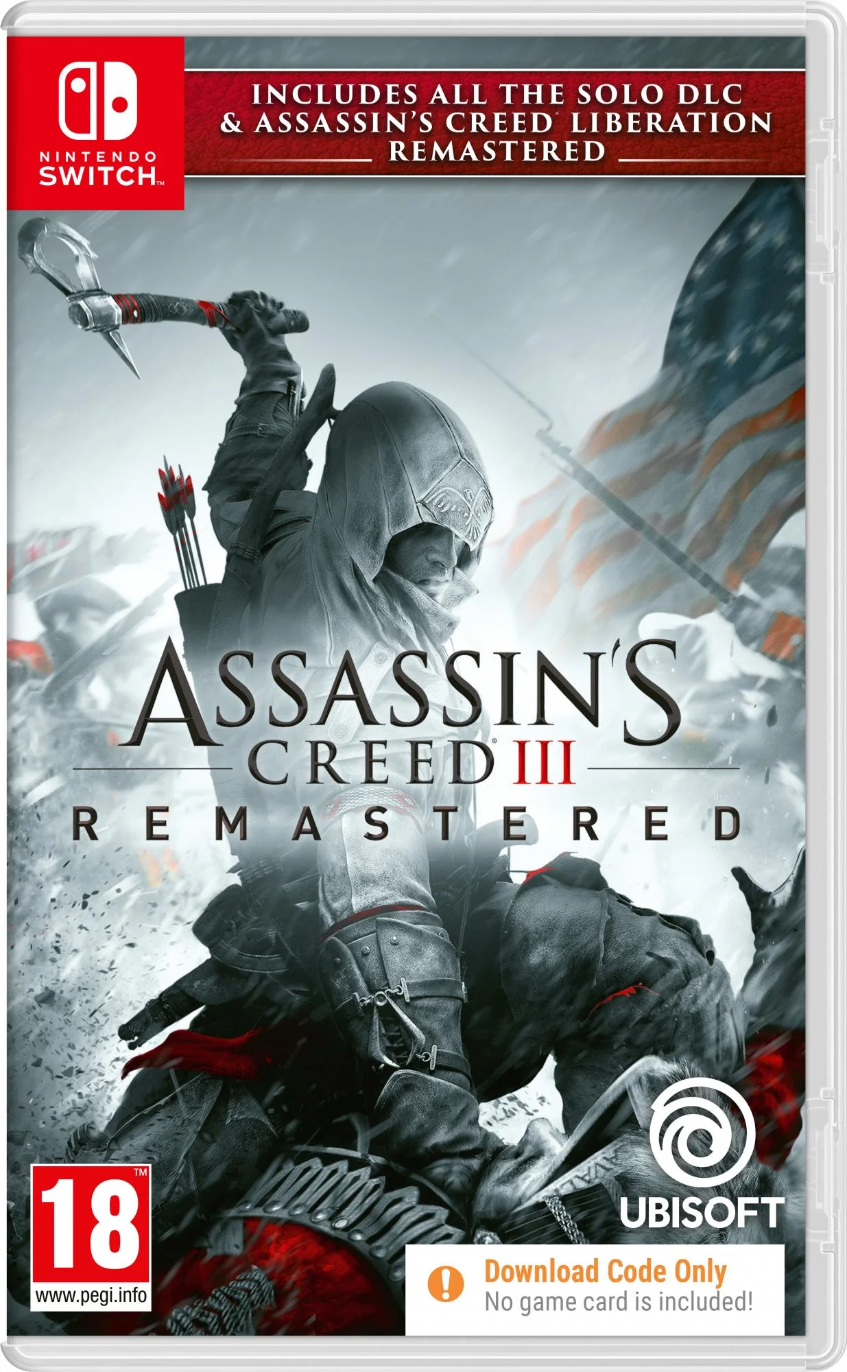 Assassin's Creed III Remastered (Code in a Box) – Nintendo Switch