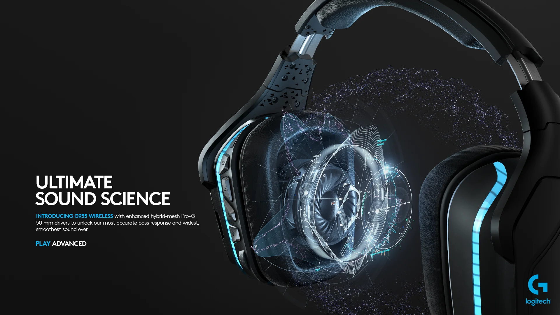Logitech G935 Wireless 7.1 LIGHTSYNC Gaming-Headset