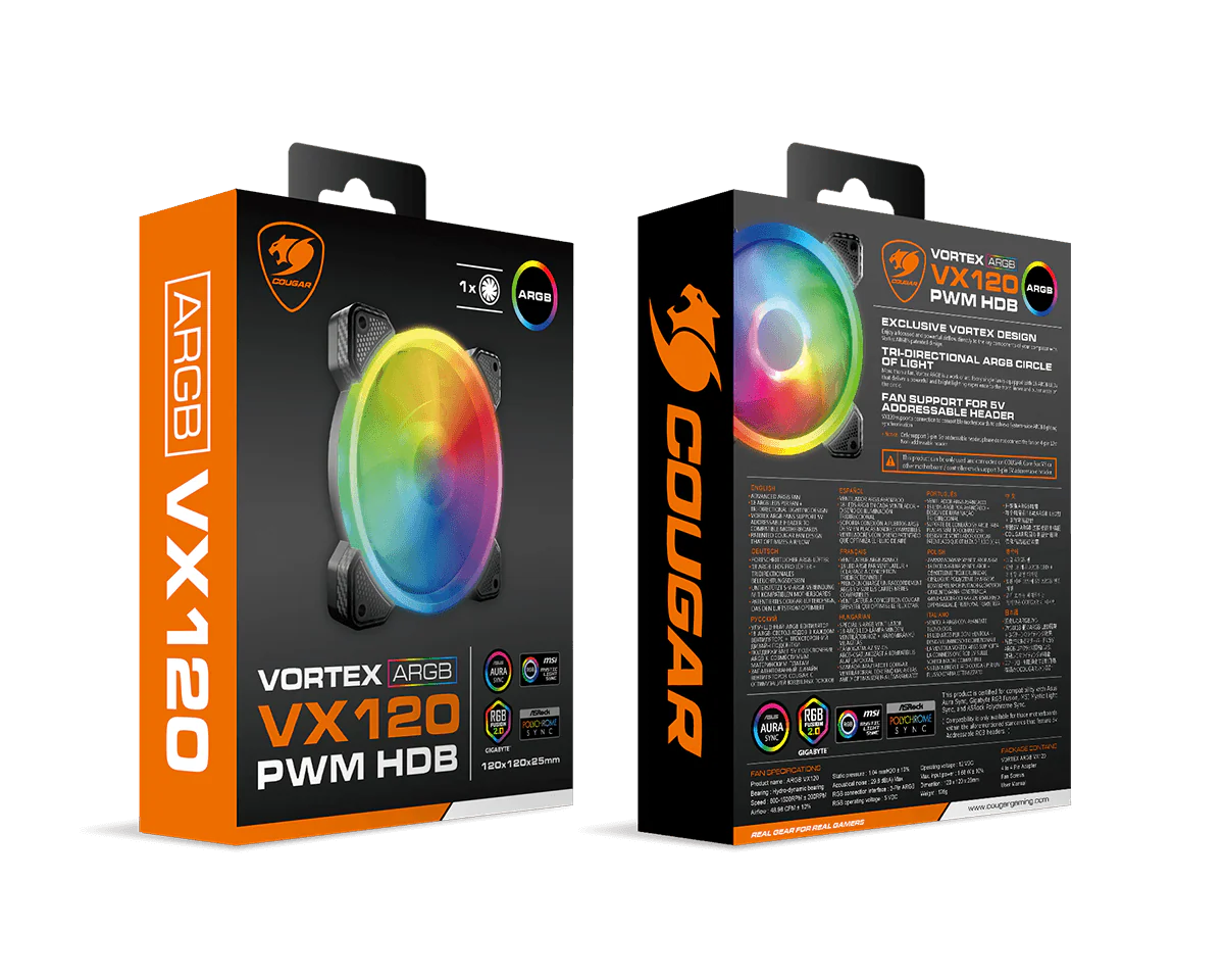 Cougar Vortex RGB VX 120 LÜFTER