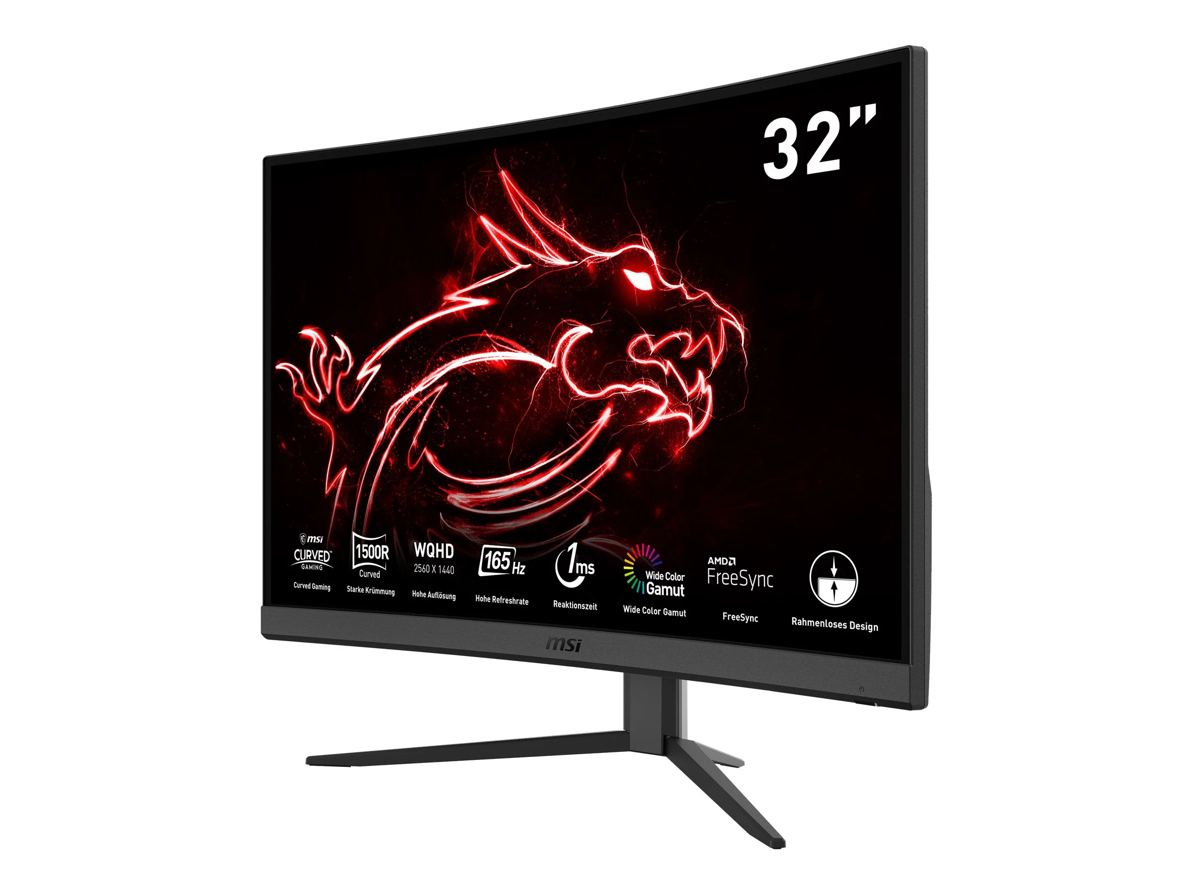 MSI Optix G32CQ4 31.5 Zoll 2560 x 1440 HDMI DisplayPort 165 Hz
