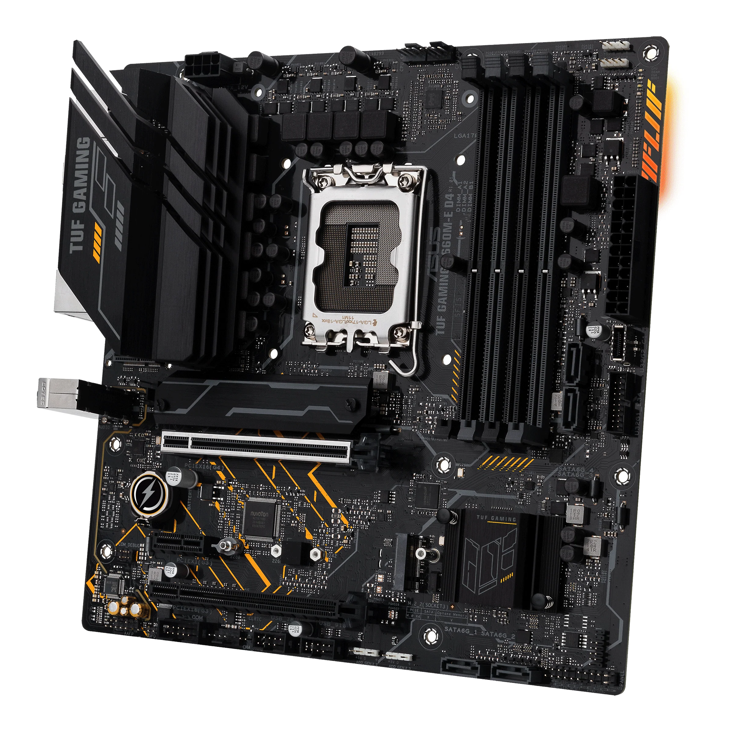 ASUS TUF GAMING B660M-E (mATX. B660. LGA 1700. DDR4)
