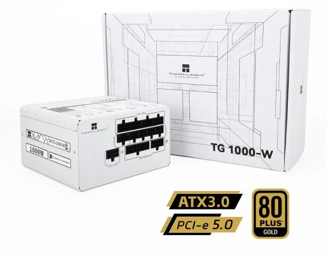Thermalright TR-TG 1000-W White - PSU. 80+ Gold