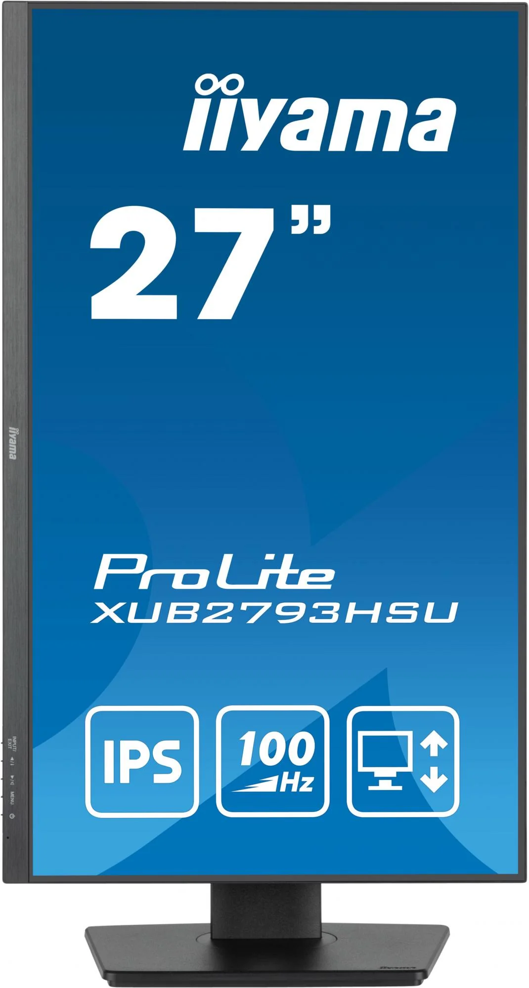 iiyama ProLite XUB2793HSU-B6 27 1920 x 1080 (Full HD) HDMI DisplayPort 100Hz Pivot Skærm