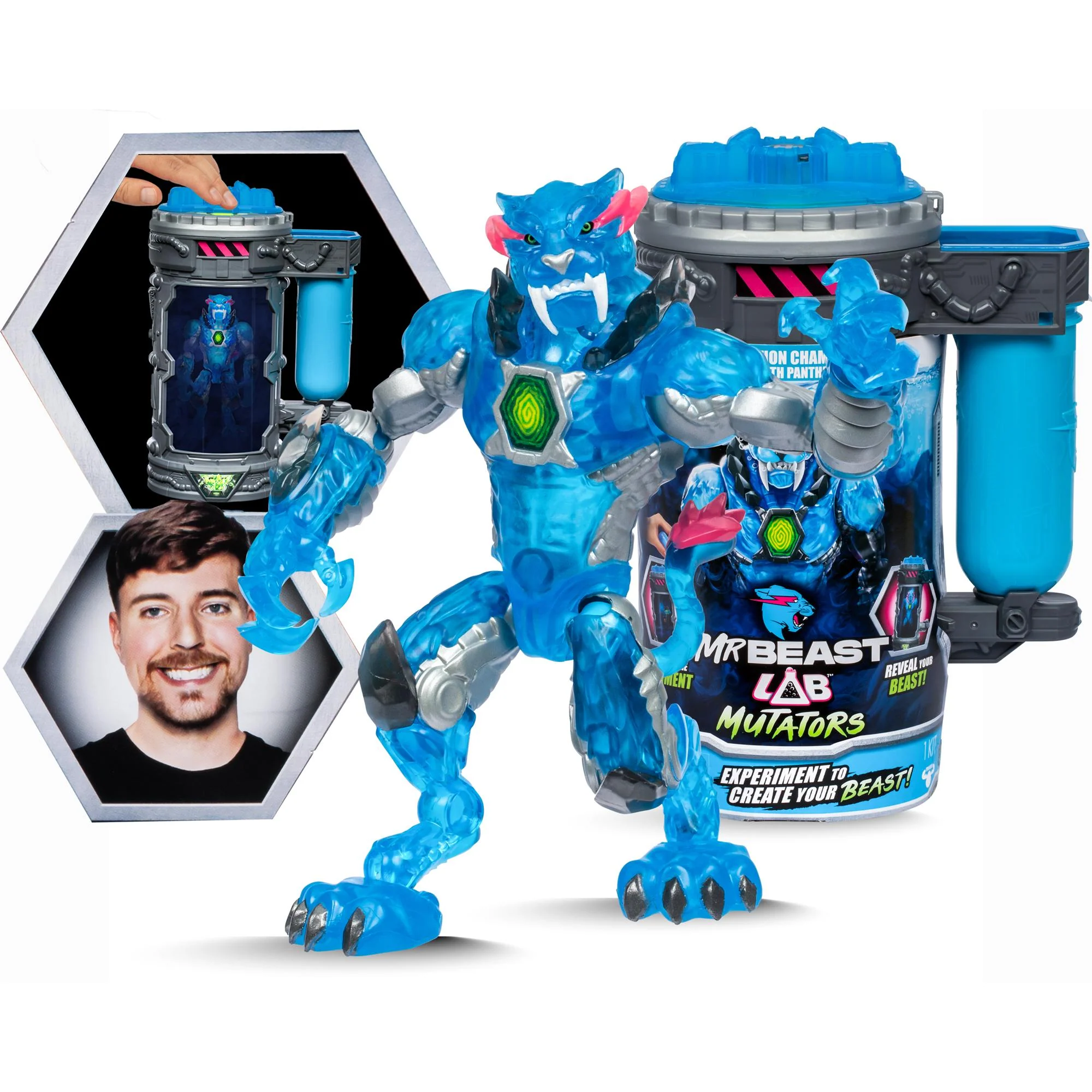 MR. BEAST LAB - Mutator Action Figs -Stealth Panther