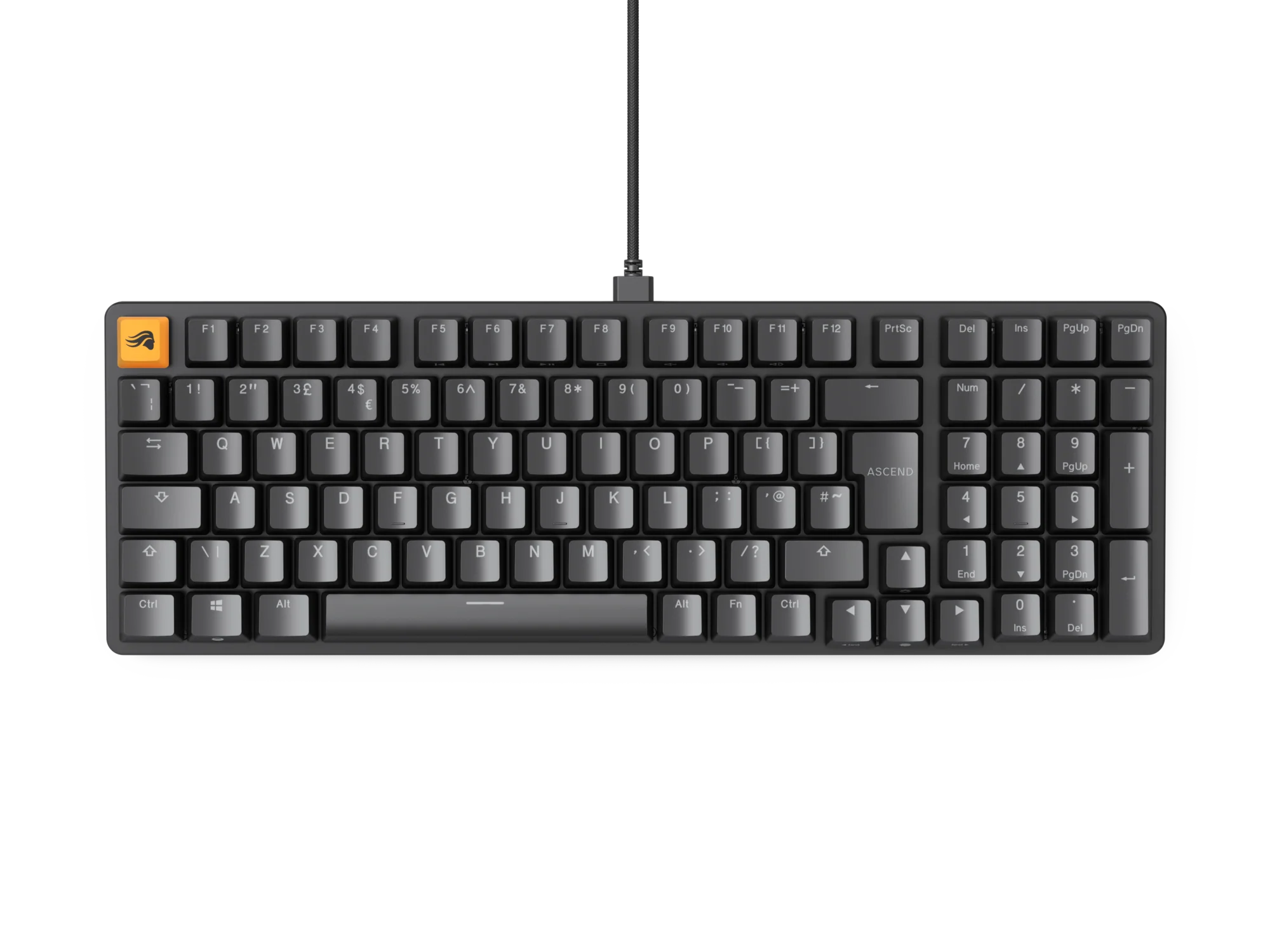 Glorious GMMK 2 Full-Size 96 % – Fox-Switch. NO-Layout – Schwarz