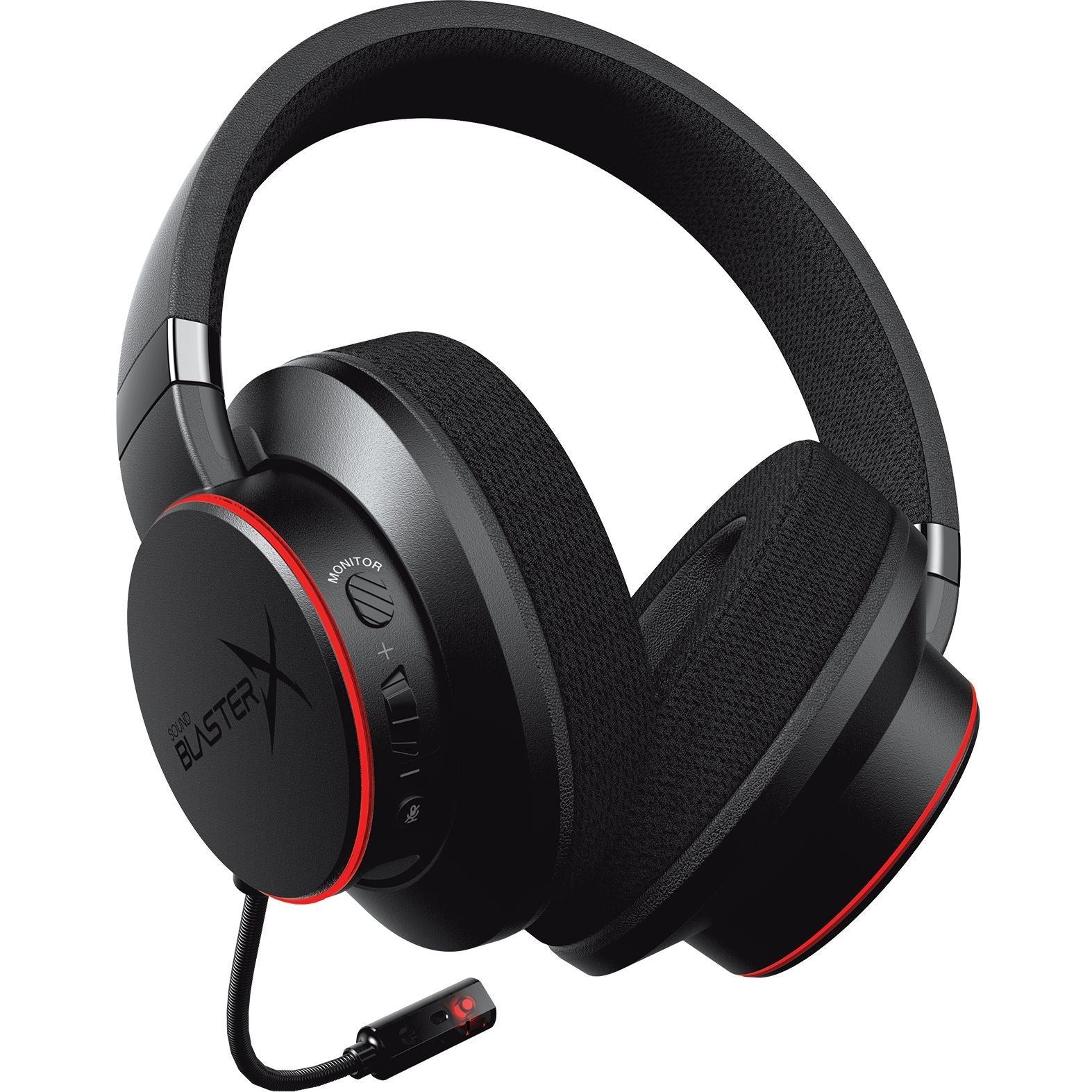 Creative - Sound BlasterX H6 USB-Gaming-Headset Schwarz