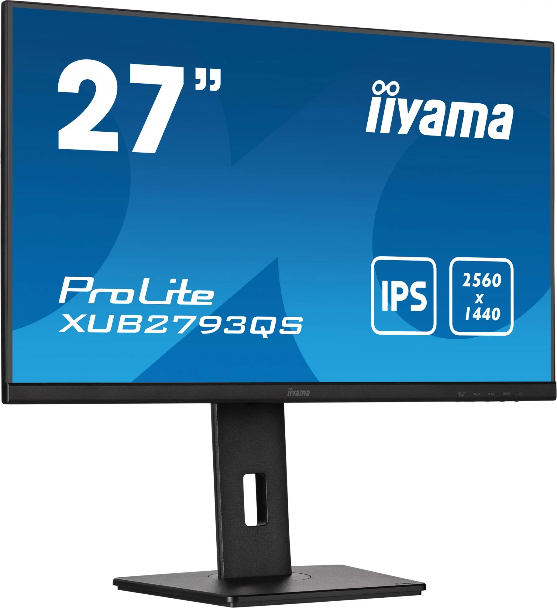 iiyama ProLite XUB2793QS-B1 27 2560 x 1440 (2K) HDMI DisplayPort 75Hz Pivot Skærm