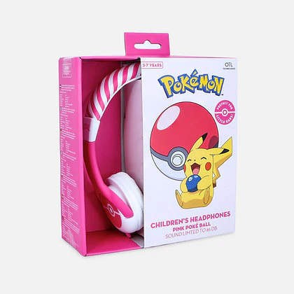 OTL - Junior Headphones - Pokemon Pokeball Pink (PK0842)
