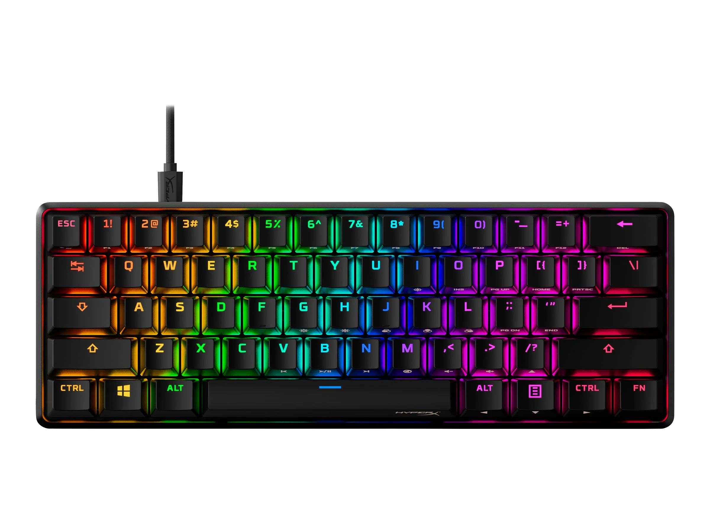 HyperX Alloy Origins 60 Tastatur Mekanisk RGB Kabling USA