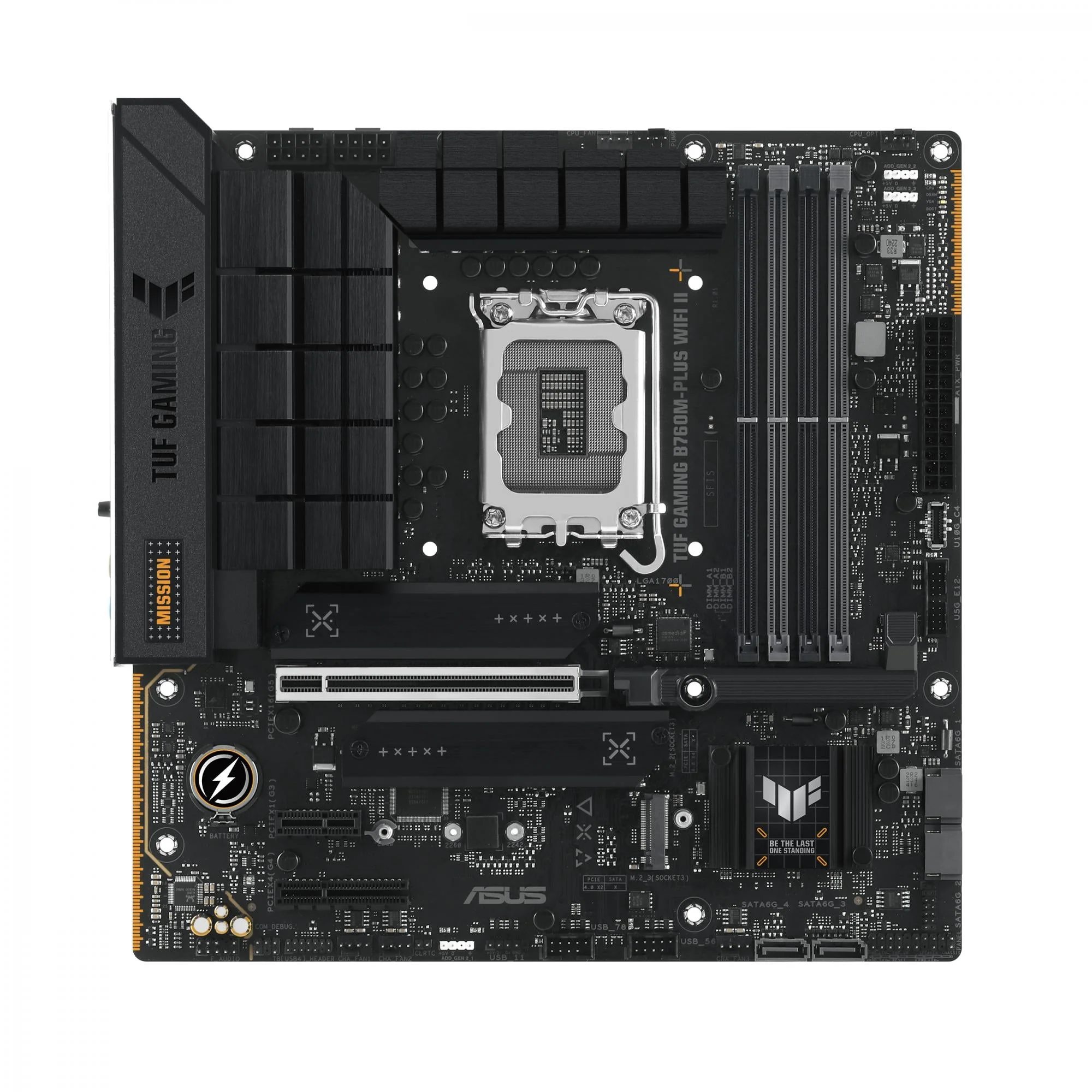 ASUS TUF GAMING B760M-PLUS WIFI II (mATX. B760. LGA 1700. DDR5)