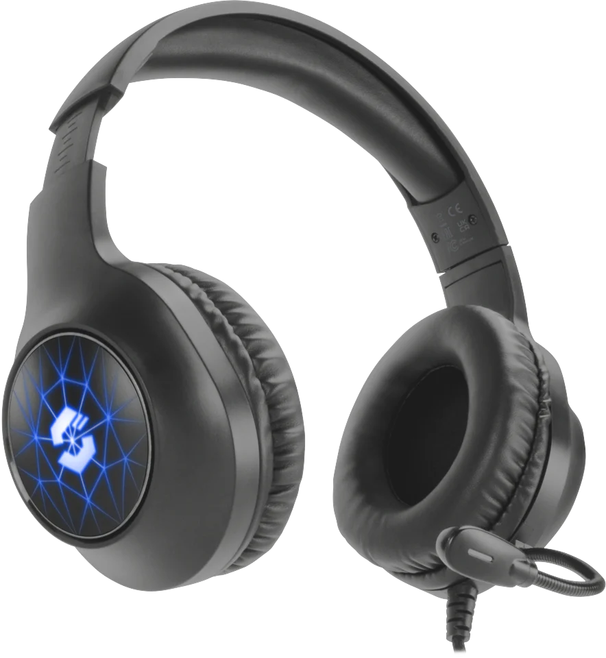 Speedlink - VIRTAS Illuminated 7.1 Gaming Headset. schwarz
