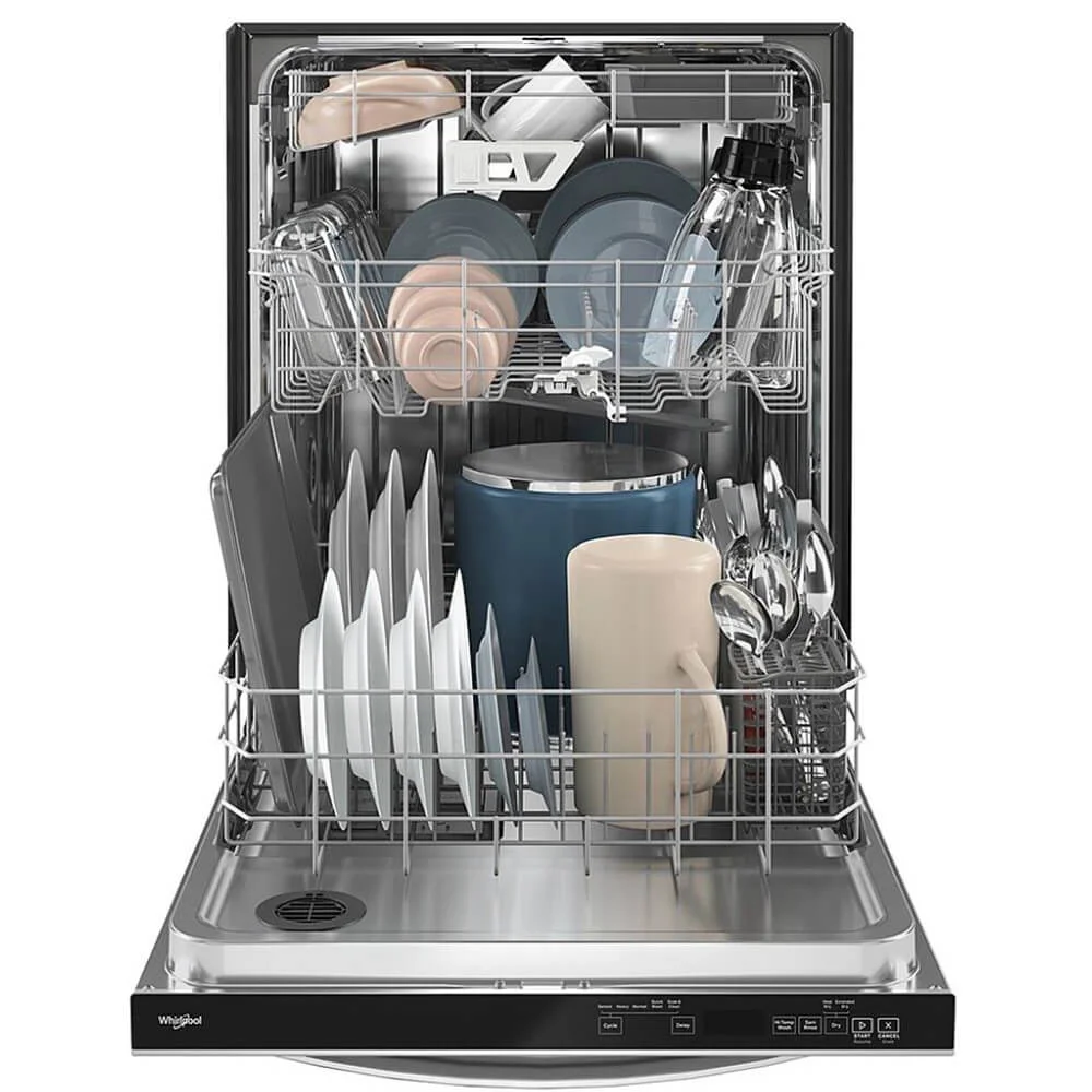 Whirlpool WDT970SAKZ 47 dBA Stainless Steel Top Control Built-In Dishwasher