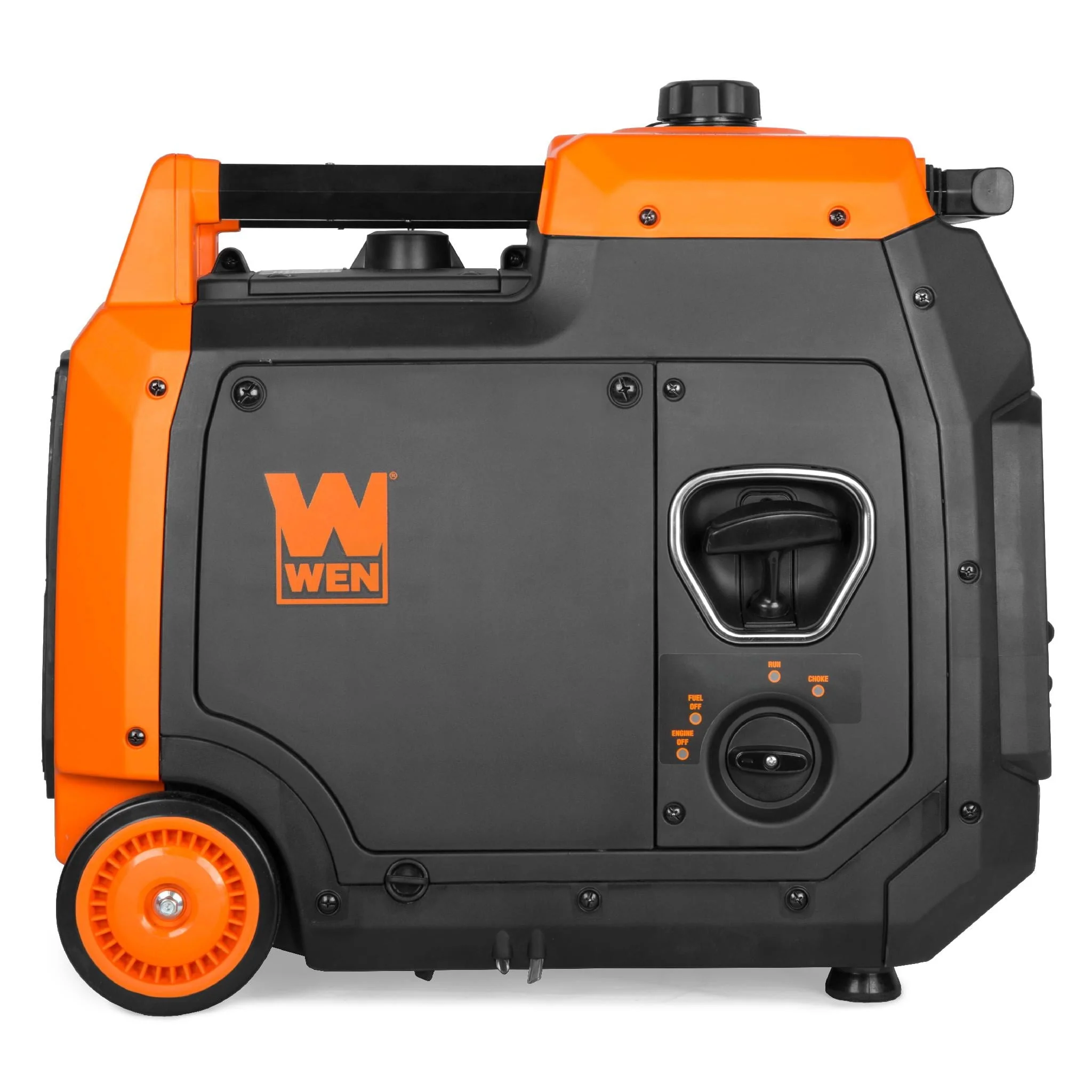 WEN 4800-Watt Portable Inverter Generator, Electric Start, RV-Ready, Quiet and Lightweight with Fuel Shut Off and CO Watchdog