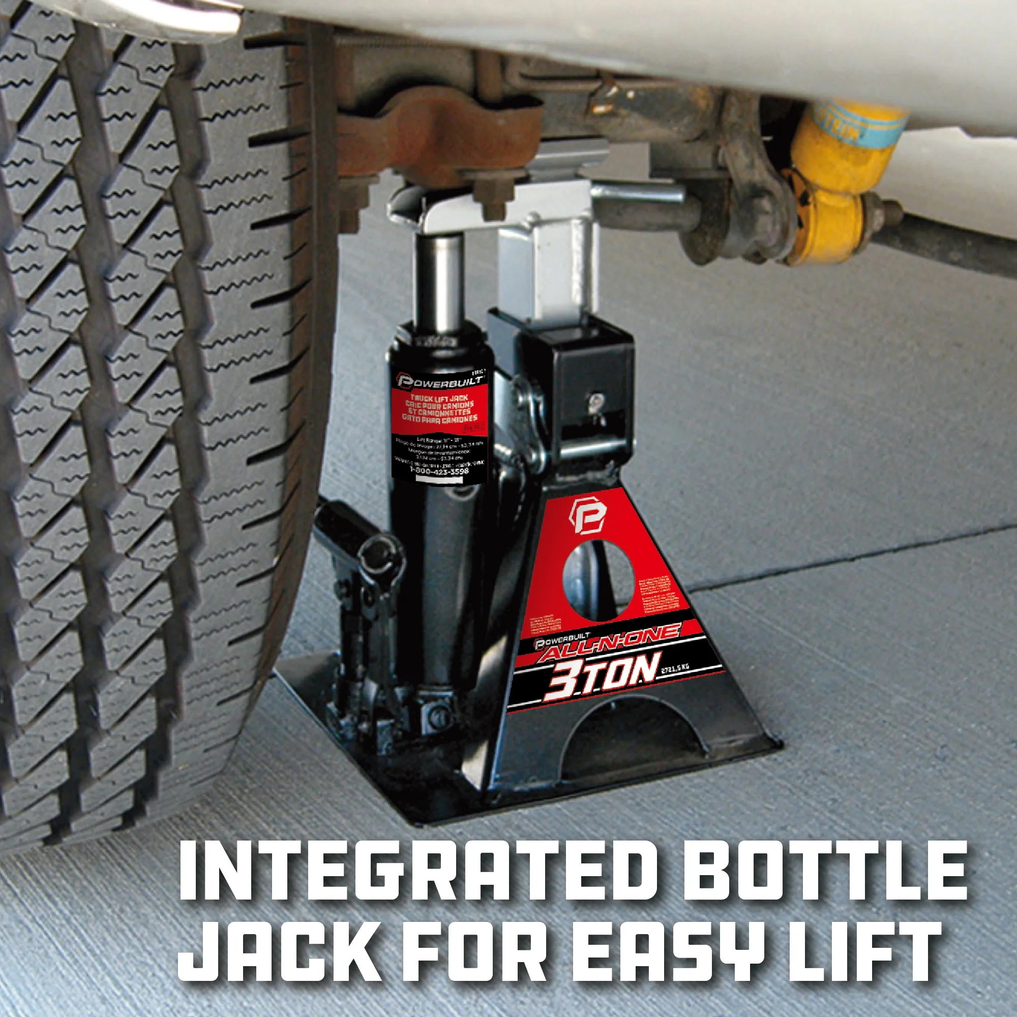 Powerbuilt 3 Ton All in One Truck Lift Jack - 640912