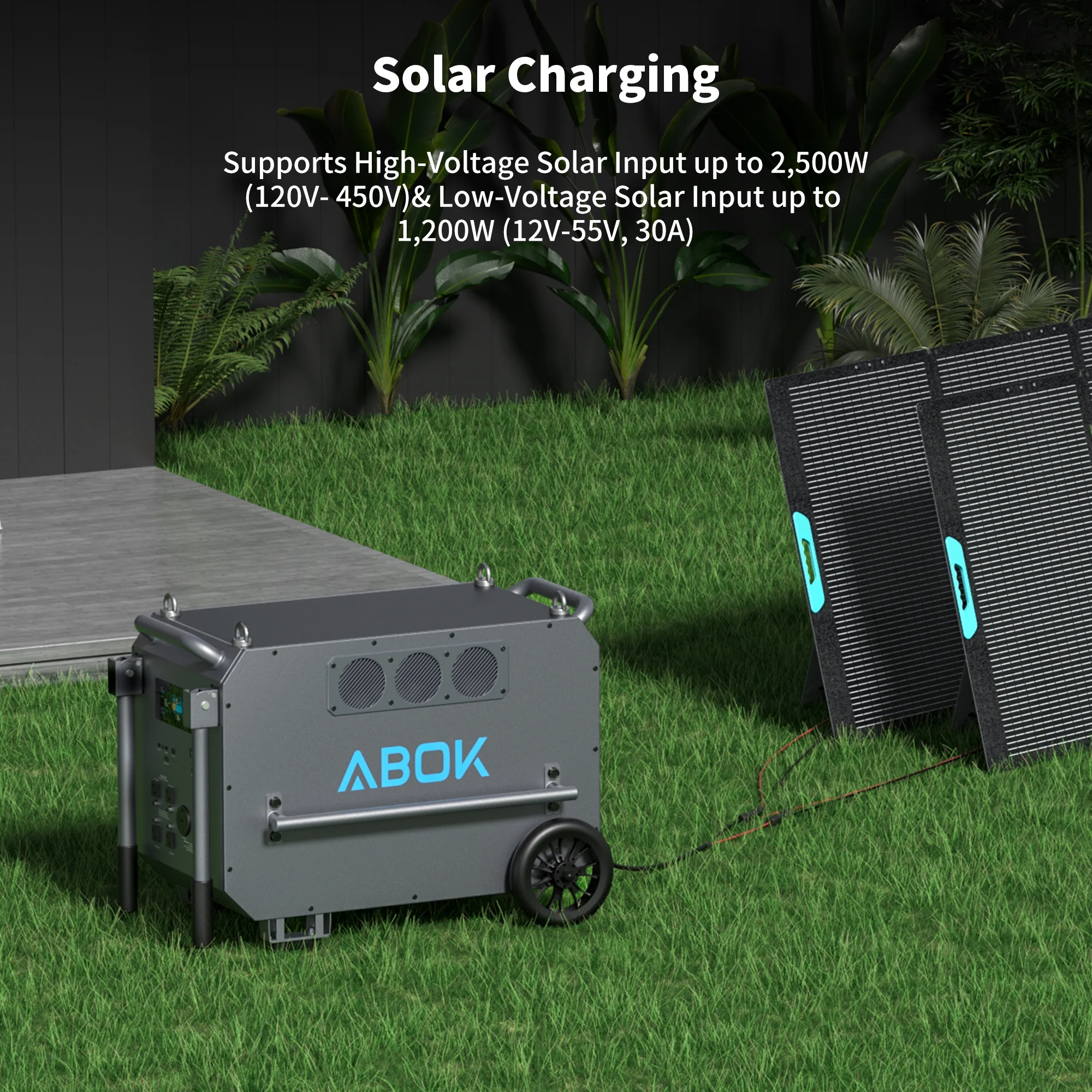 ABOK 7200W Portable Power Station: 9792Wh LiFePO4 Beast for Blackouts, Heavy-Duty Jobs & Outdoor Activities like Camping